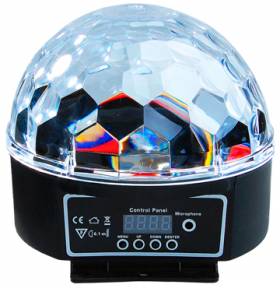 Светодиодный RGB диско шар - полусфера, повышенной яркости BigDipper L001