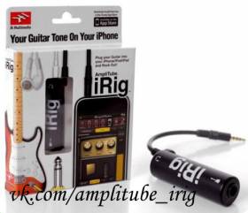 iRig (гитарный процессор из iPhone, iPod или iPad) AmpliTube iRig