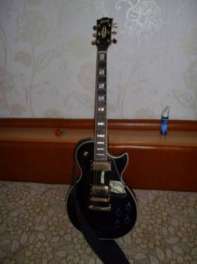 Gibson копия LP Custom Black