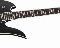 B.C.Rich Pro X Custom Mockingbird Gloss Black