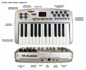 M-Audio Oxygen 8 v 2 USB Controller Keyboard