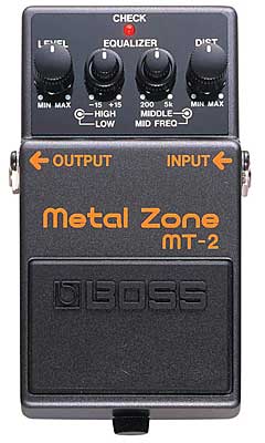 Distortion Boss Metal Zone(MT-2)