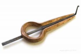 Круглая бронзовая большая - Непальский варган (мурчунга)