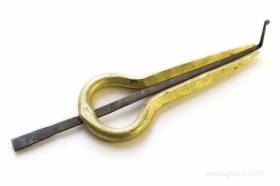 Круглая латунная большая - Непальский варган (мурчунга)