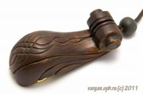 Кабай большой - Резной футляр для алтайского варгана