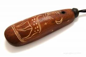 Олень маленький - Резной футляр для алтайского варгана