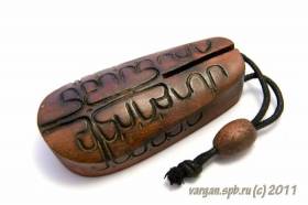 Орнамент 75x30 - Резной футляр для алтайского варгана