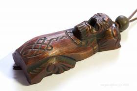 Тигр Пазырыка - Резной футляр для алтайского варгана