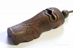 Шаман - Резной футляр для алтайского варгана