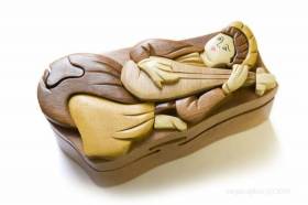 Девушка с пипой - Универсальный футляр для варгана