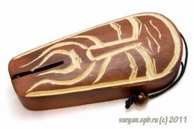 Юч-Курбустан белый 130x65 - Футляр для варгана