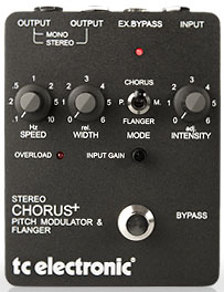 SCf chorus-flanger-pitch TC Electronic SCF (Stereo Chorus Flanger)