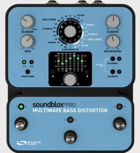 БАС-ГИТАРНЫЙ ПРОЦЕССОР ЭФФЕКТОВ SOUNDBLOX MULTIWAVE BASS DISTORTION