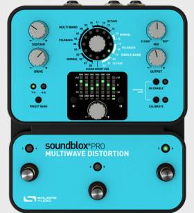 ГИТАРНЫЙ ПРОЦЕССОР ЭФФЕКТОВ SOUNDBLOX PRO MULTIWAVE DISTORTION