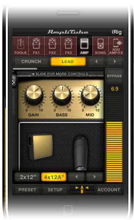 AmpliTube iRig for iPhone