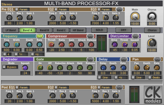 CK_Modules Multi-Band Processor-FX Windows