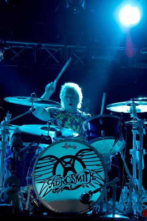 Joey Kramer Aerosmith and Ludwig Drums