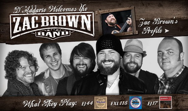 Zac Brown Band D'Addario Strings