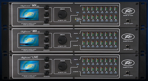 Peavey Architectural Acoustics Digitool MX16 Digitool MX32 Digitool Live