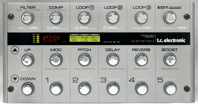 Напольный гитарный процессор TC Electronic G-System