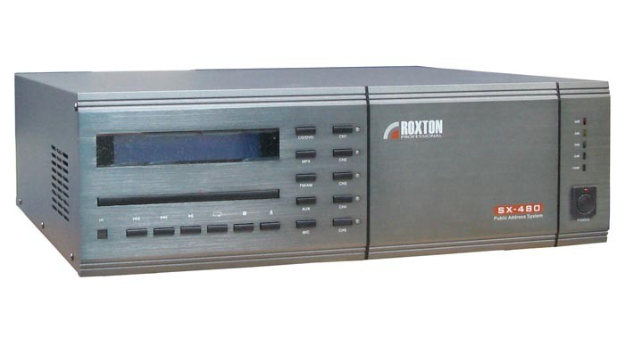 Roxton sx 480. Система оповещения Roxton SX-480. Усилитель комбинированная система оповещения Roxton SX - 480. Система оповещения автоматическая 480 Вт SX-480. Настольный трансляционный усилитель SX-480 Roxton.
