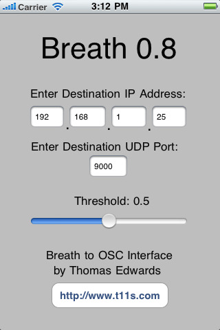 Breath 0.8 iPhone
