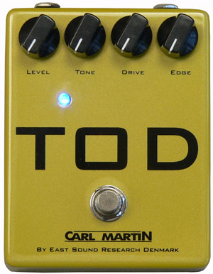 Carl Martin анонсирует овердрайв-педаль TOD Carl Martin анонсирует овердрайв-педаль TOD