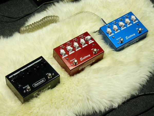 Bogner Amplification анонсирует педали Ecstasy Blue, Red и Uberschall