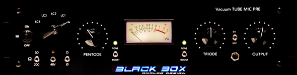 Black Box Analog Design выпустила микрофонный преамп Black Box