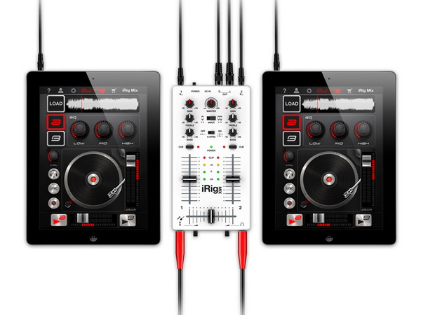 IK Multimedia выпустила на рынок dj-микшер iRig MIX для iPad и iPhone