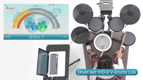 Интерактивное V-Drums Программное обеспечение для детей