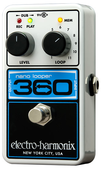 Новая педаль Electro-Harmonix Nano Looper 360 