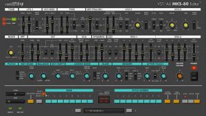 reKon audio MIDI VST-AU MKS-80 Editor