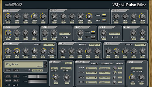 reKon audio VST-AU Pulse Editor 2.0