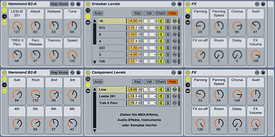 Live Pack Hamm and Eggs Hammond B2 Leslie 251 Trek II TP-2B