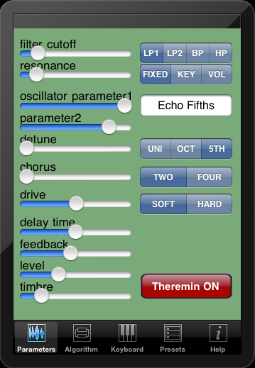 SKnote HandSynth iPod/iPhone/iPad