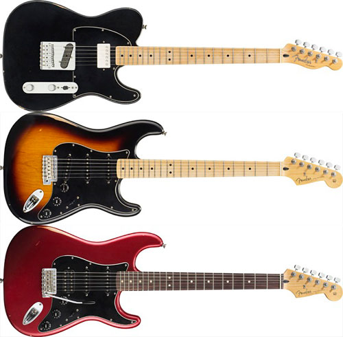 Fender Road Worn Player Telecaster Stratocaster HSS