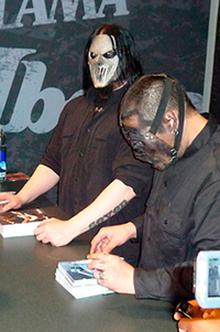 Slipknot on ibanez display