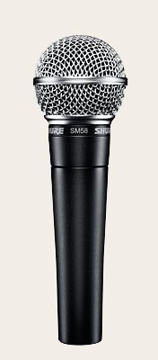 Динамический вокальный микрофон Shure SM58