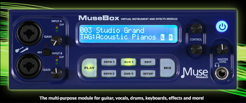 Peavey представляет многоцелевой модуль MuseBox для музыкантов